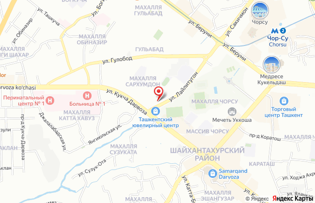 Пункты выдачи на карте